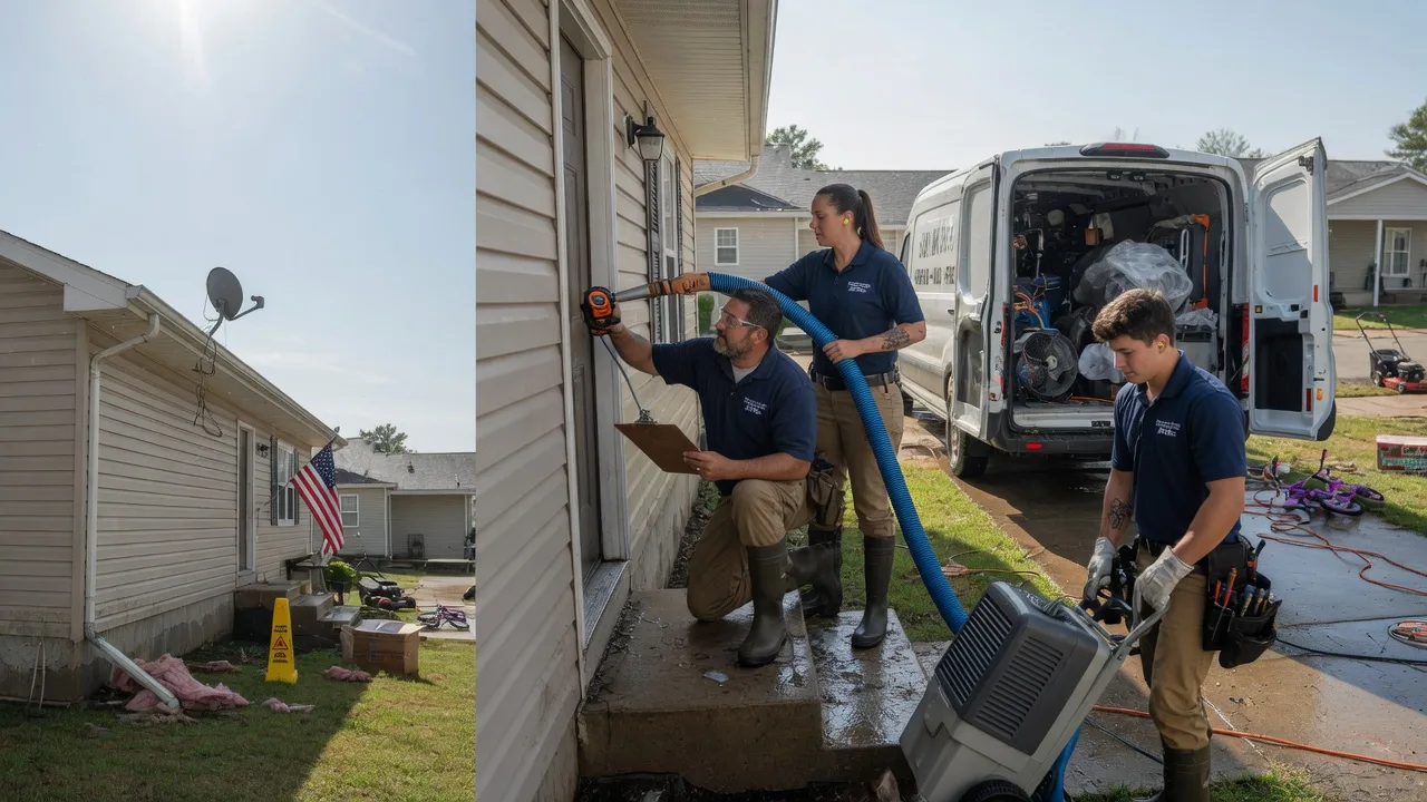 Ceiling Water Damage Restoration in Midwest, WY near me